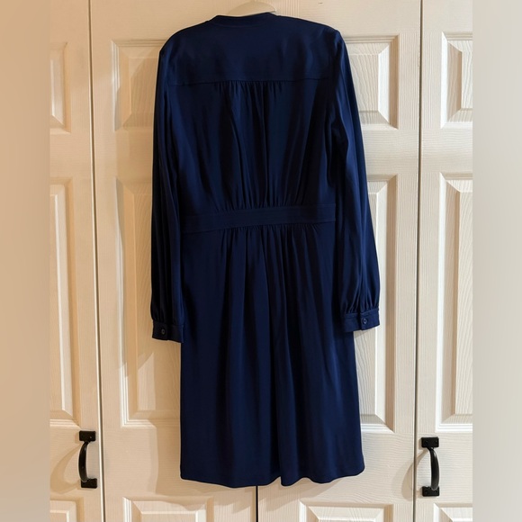 Tory Burch Valentina Tunic Dress Midnight Navy NWT Size L Sold Out - Picture 6 of 9
